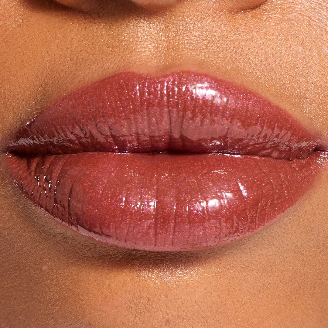 Makeup Revolution Pout Lip Gloss Stick Shimmer Toasted Caramel 4pc Set + 1 Full Size Product Worth 25% Value Free