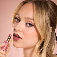 Makeup Revolution Pout Lip Gloss Stick Creme Brulee Mauve 4pc Set + 1 Full Size Product Worth 25% Value Free