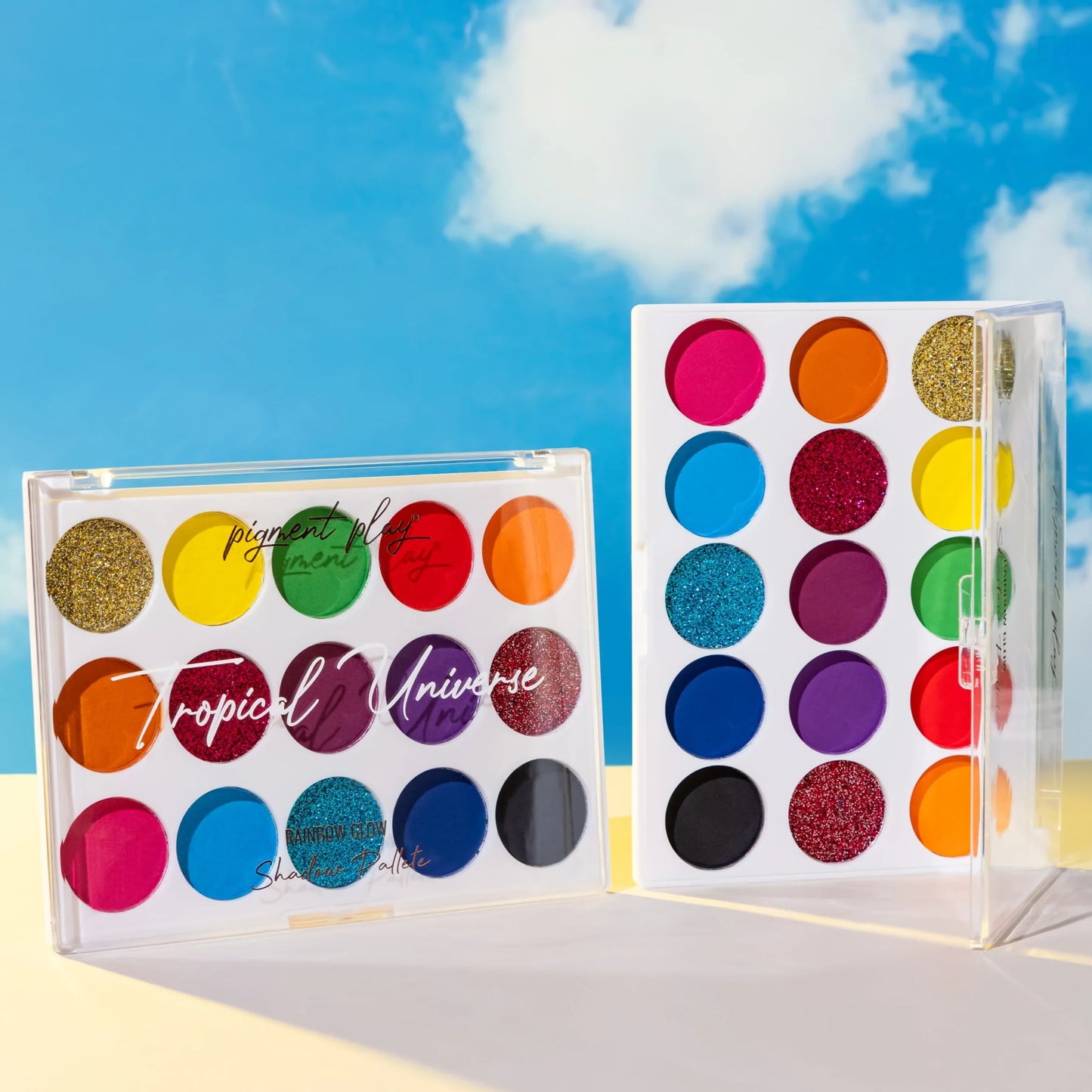 Pigment Play Multi Effect Shadow Palette - Tropical Universe 4pc Set + 1 Full Size Product Worth 25% Value Free
