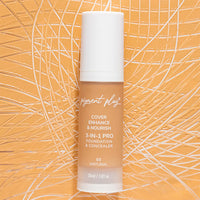 Pigment Play 3-In-1 Foundation & Concealer: Cover + Enhance + Nourish - 03 Natural  4pc Set + 1 Full Size Product Worth 25% Value Free