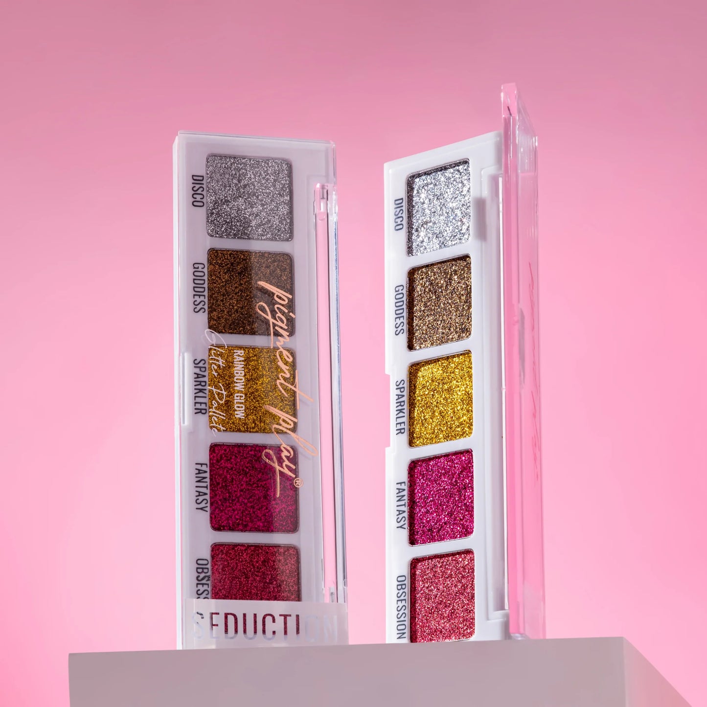 Pigment Play Max Effects Mini Glitter Palette - Seduction 4pc Set + 1 Full Size Product Worth 25% Value Free