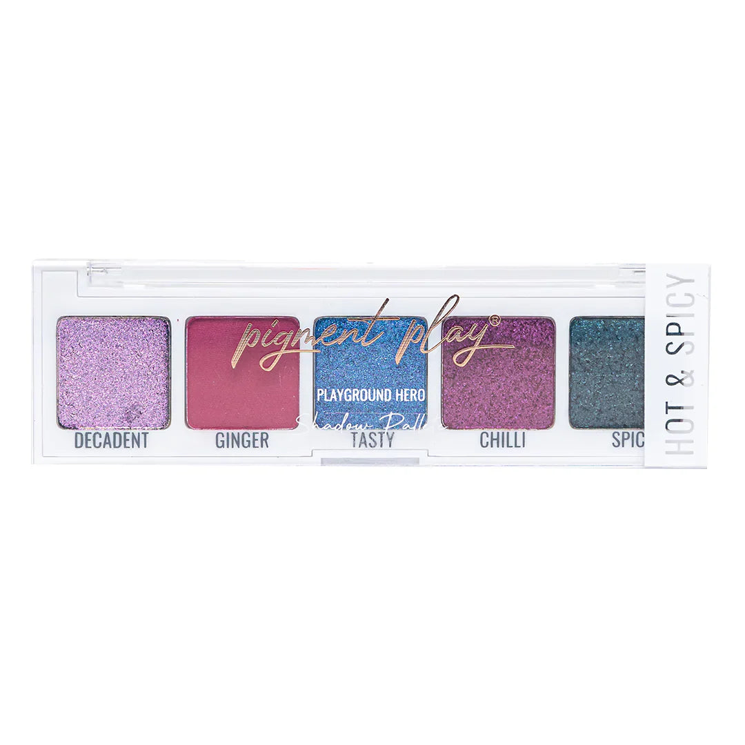 Pigment Play Sugar & Spice Shadow Palette - Hot & Spicy 4pc Set + 1 Full Size Product Worth 25% Value Free
