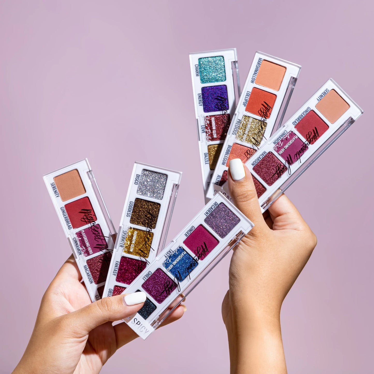 Pigment Play Sugar & Spice Shadow Palette - Hot & Spicy 4pc Set + 1 Full Size Product Worth 25% Value Free