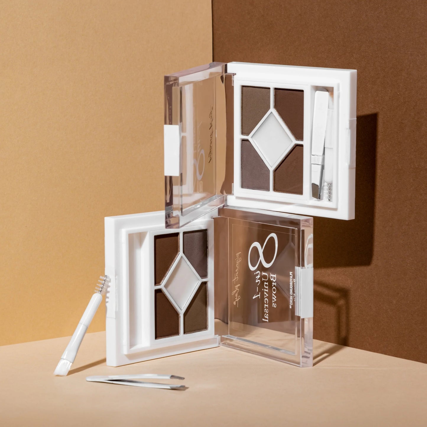 Pigment Play 8-In-1 Brow Kit - Universal Brows 4pc Set + 1 Full Size Product Worth 25% Value Free