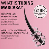 Revolution Wrap Lash Tubing Mascara Black 4pc Set + 1 Full Size Product Worth 25% Value Free