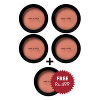 Wet N Wild Color Icon Blush 4pc Set + 1 Full Size Product Worth 25% Value Free