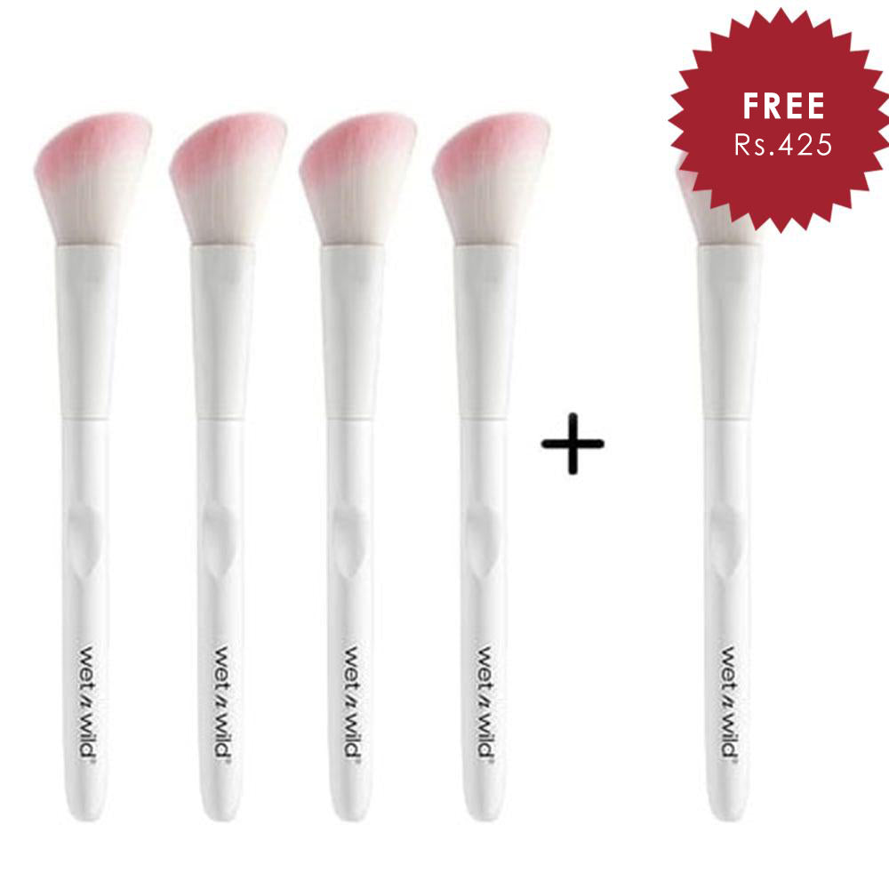Wet N Wild Contour Brush 4pc Set + 1 Full Size Product Worth 25% Value Free