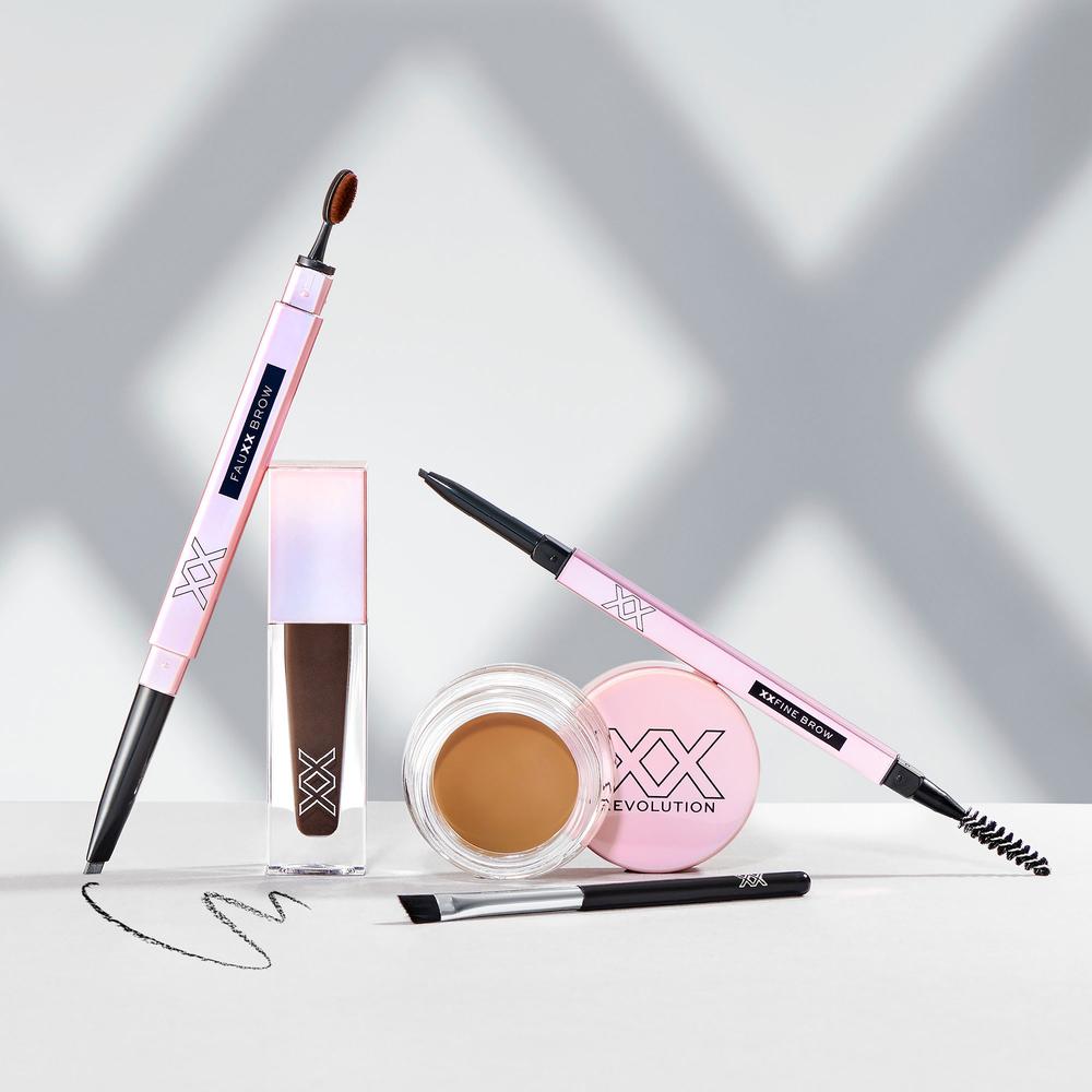 XX Revolution Brow Fix Gel - Clear 4pc Set + 1 Full Size Product Worth 25% Value Free