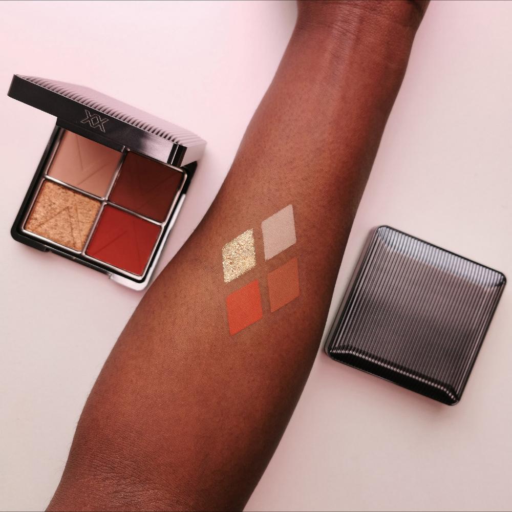 XX Revolution XXpress Quad Eyeshadow Palette - XXtrovert 4pc Set + 1 Full Size Product Worth 25% Value Free