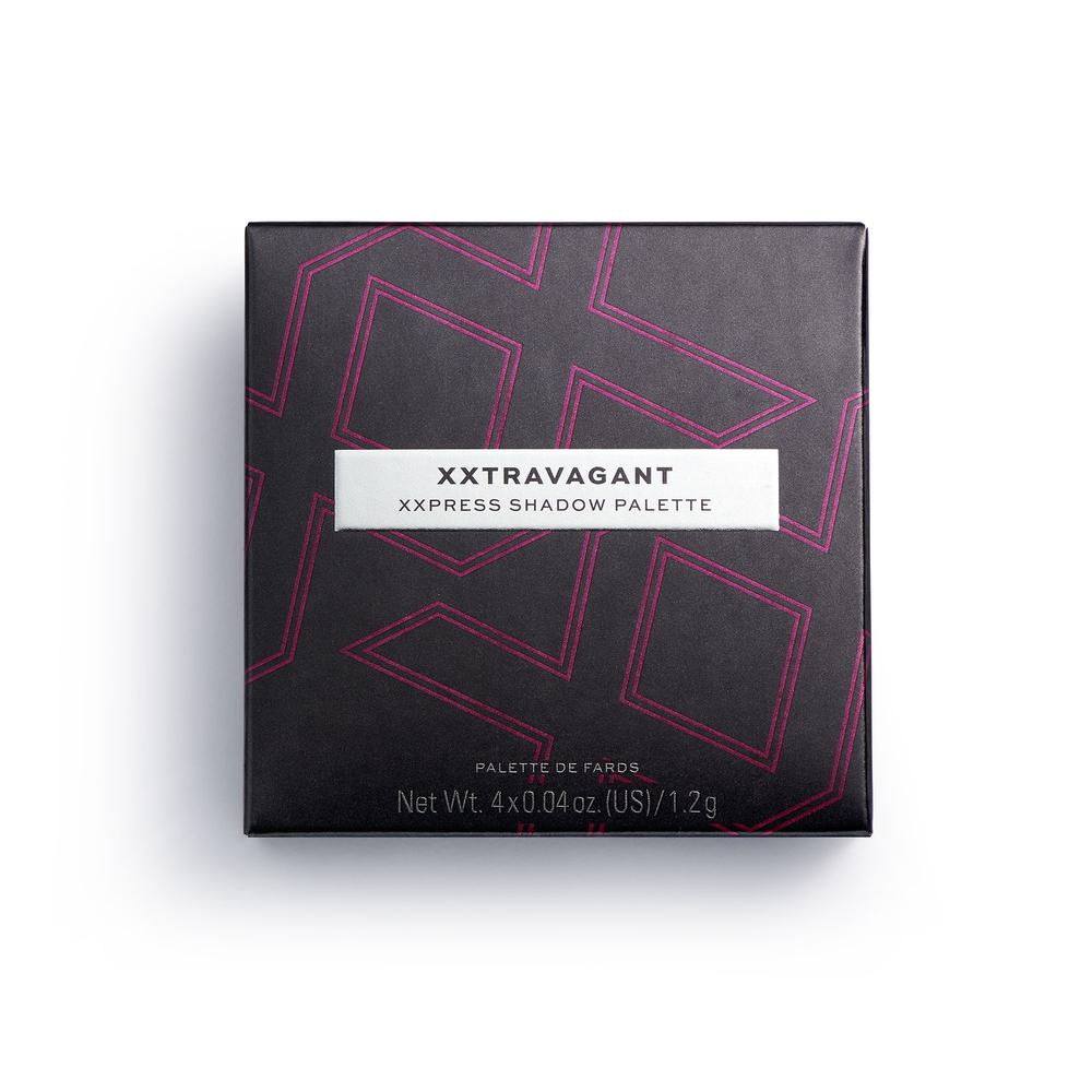 XX Revolution XXpress Quad Eyeshadow Palette - XXtravagant 4pc Set + 1 Full Size Product Worth 25% Value Free