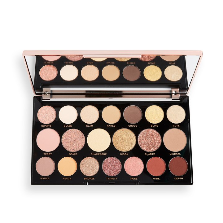 Revolution Precious Glamour MegStar Eyeshadow palette Diamond Edition 4pc Set + 1 Full Size Product Worth 25% Value Free
