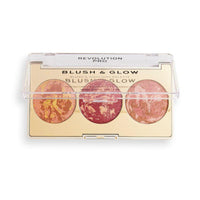 Revolution Pro Blush & Glow Palette Cranberry Glow 4pc Set + 1 Full Size Product Worth 25% Value Free