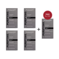 Revolution Skincare Pore Cleansing Charcoal Nose Strips 4pc Set + 1 Full Size Product Worth 25% Value Free