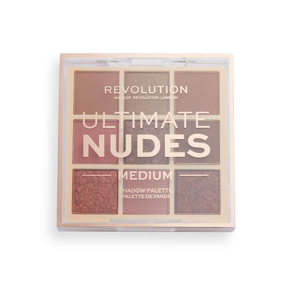 Makeup Revolution Ultimate Nudes Eyeshadow Palette - Medium - HOK Makeup