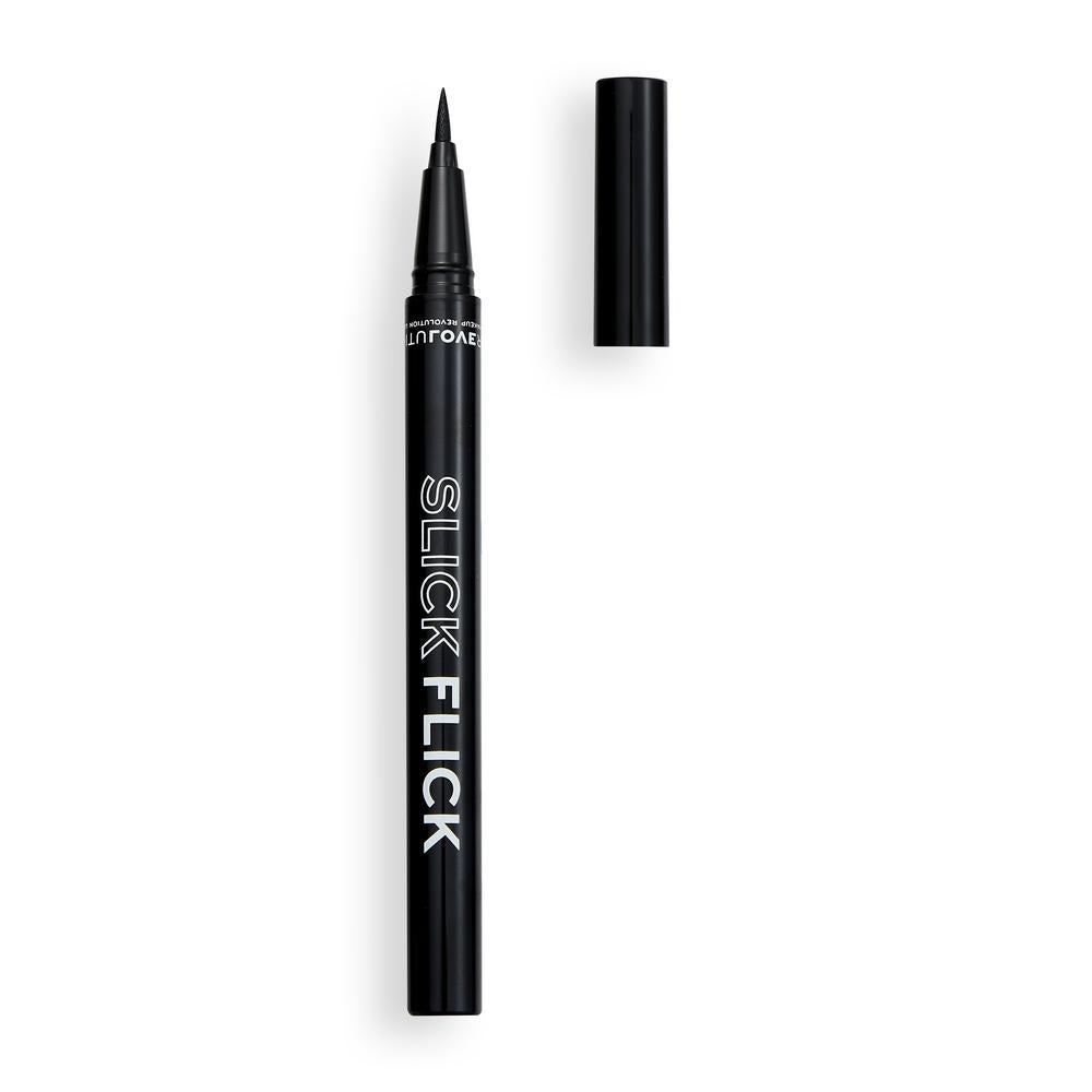 Revolution Relove Slick Flick Eyeliner Black - HOK Makeup