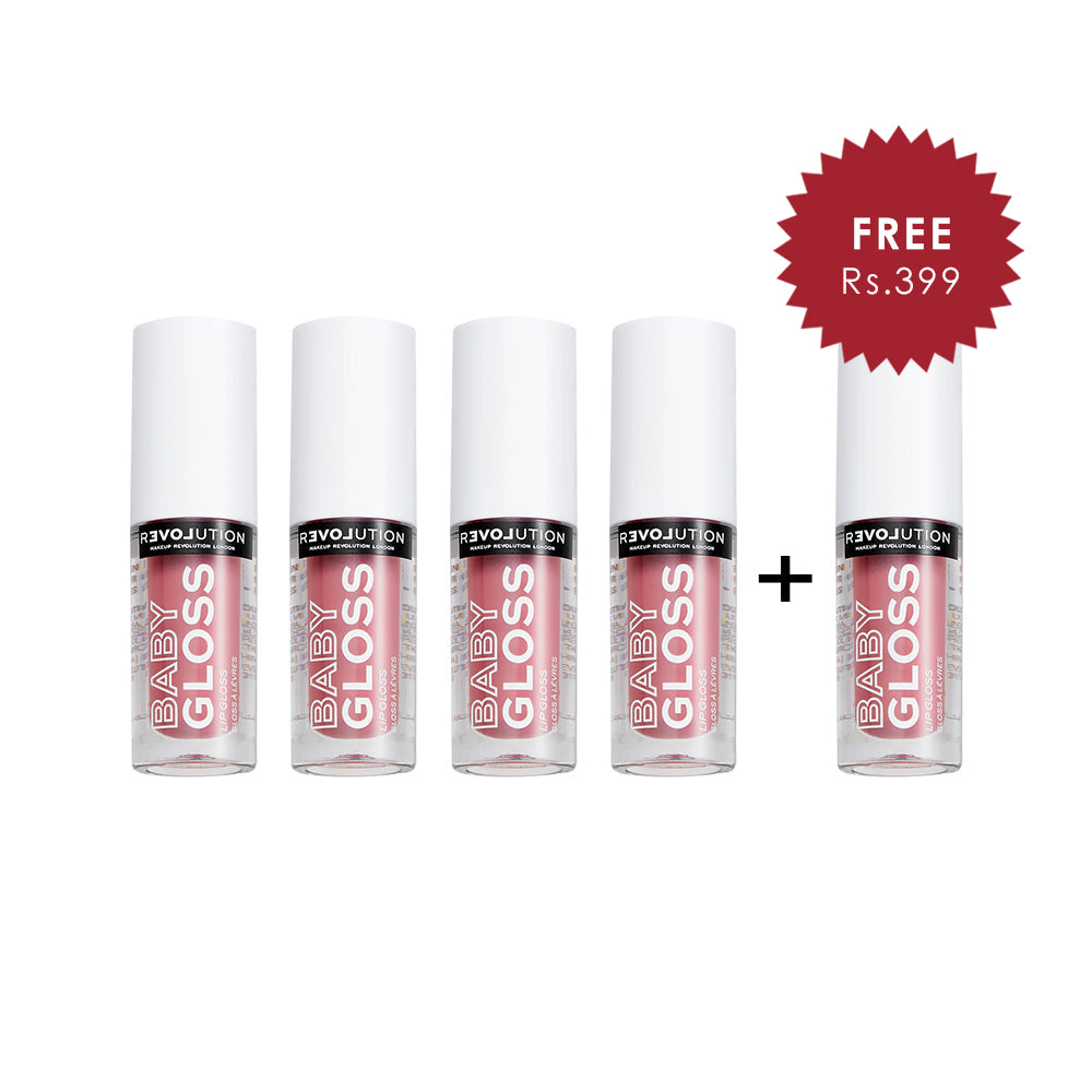 Revolution Relove Baby Gloss Sweet 4pc Set + 1 Full Size Product Worth 25% Value Free