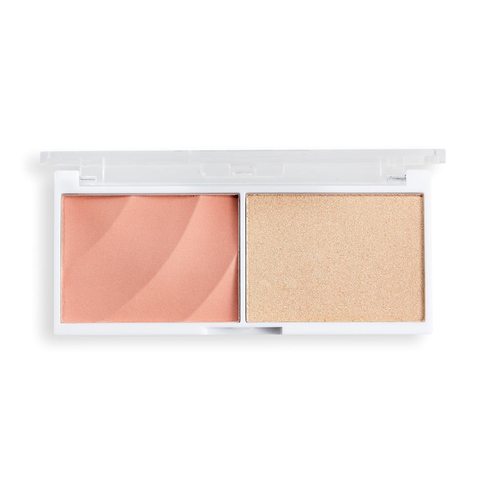 Revolution Relove Colour Play Blushed Duo - Sweet - HOK Makeup