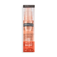 Revolution Relove Roll Baby Lip Oil Papaya 4pc Set + 1 Full Size Product Worth 25% Value Free