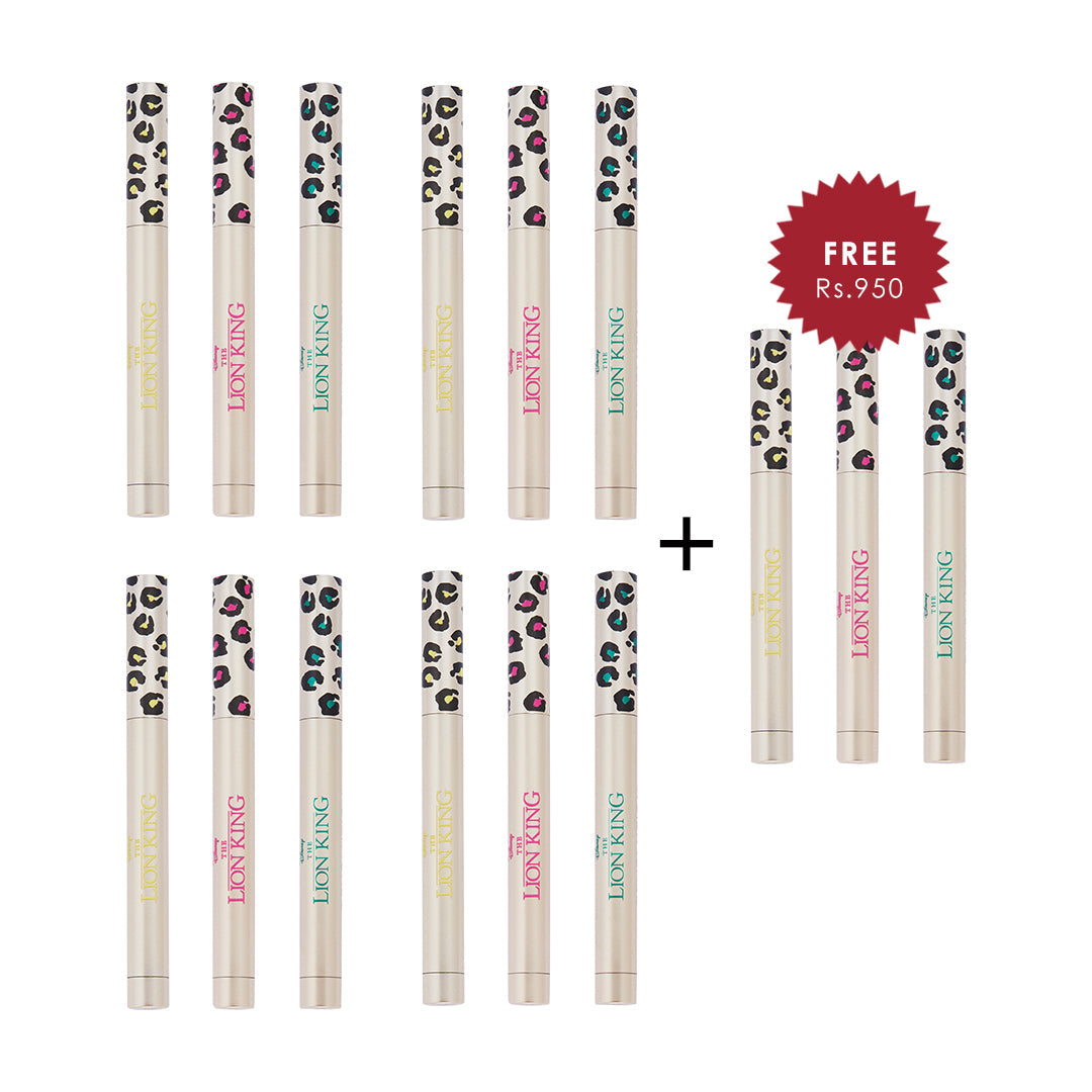 Revolution x Lion King Three Best friends Eye Crayon Set 4pc Set + 1 Full Size Product Worth 25% Value Free