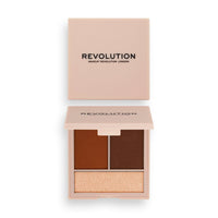 Revolution Face Powder Contour Compact Light 4pc Set + 1 Full Size Product Worth 25% Value Free