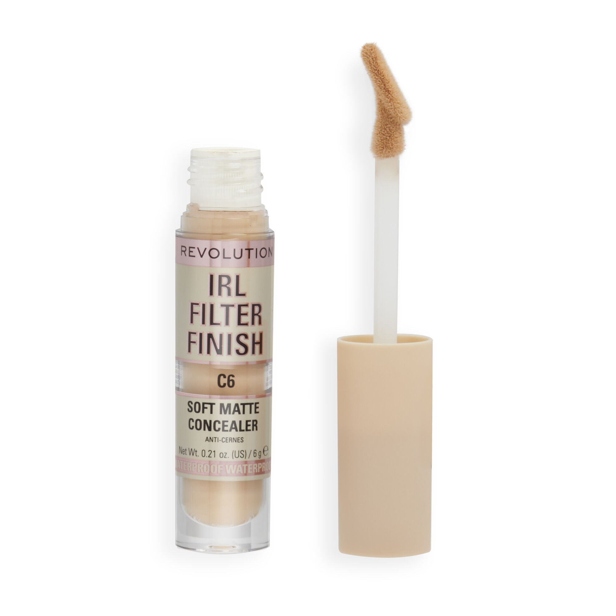 Makeup Revolution IRL Filter Finish Concealer C6 4pc Set + 1 Full Size Product Worth 25% Value Free