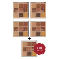 Revolution Ultimate Desire Shadow Palette Into the Bronze 4pc Set + 1 Full Size Product Worth 25% Value Free
