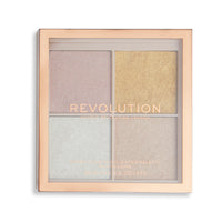 Revolution Ultimate Lights Cheek Glow Palette 4pc Set + 1 Full Size Product Worth 25% Value Free