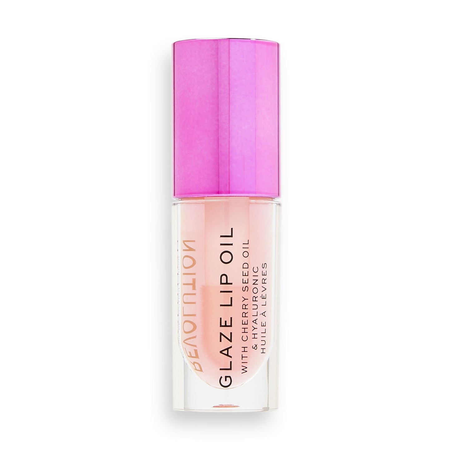 Makeup Revolution Glaze Lip Oil Glam Pink 4pc Set + 1 Full Size Product Worth 25% Value Free