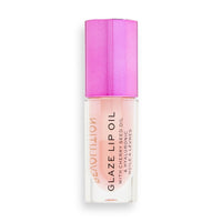 Makeup Revolution Glaze Lip Oil Glam Pink 4pc Set + 1 Full Size Product Worth 25% Value Free