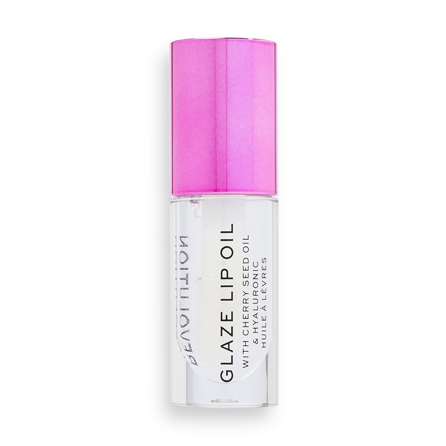Makeup Revolution Glaze Lip Oil Lust Clear 4pc Set + 1 Full Size Product Worth 25% Value Free
