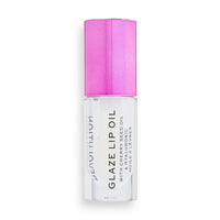 Makeup Revolution Glaze Lip Oil Lust Clear 4pc Set + 1 Full Size Product Worth 25% Value Free