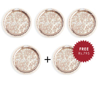 Makeup Revolution Bubble Balm Highlighter Icy Rose 4pc Set + 1 Full Size Product Worth 25% Value Free