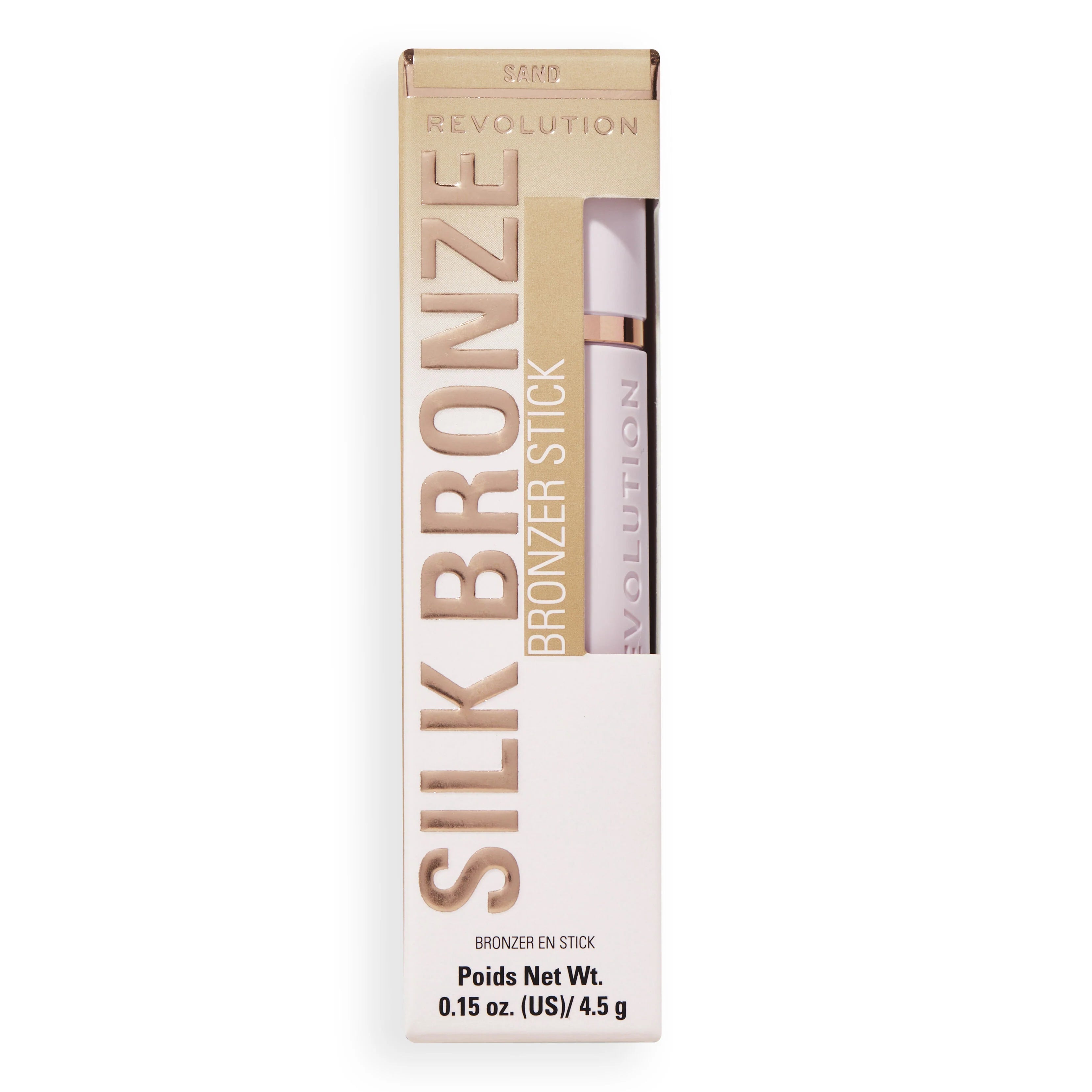 Makeup Revolution Skin Silk Bronzer Stick Fair Sand 4pc Set + 1 Full Size Product Worth 25% Value Free