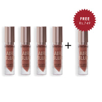 Makeup Revolution Air Blur Matte Liquid Lipstick Whisper 4pc Set + 1 Full Size Product Worth 25% Value Free