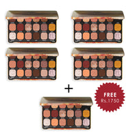 Makeup Revolution Forever Flawless Palette Bronze Temptation 4pc Set + 1 Full Size Product Worth 25% Value Free