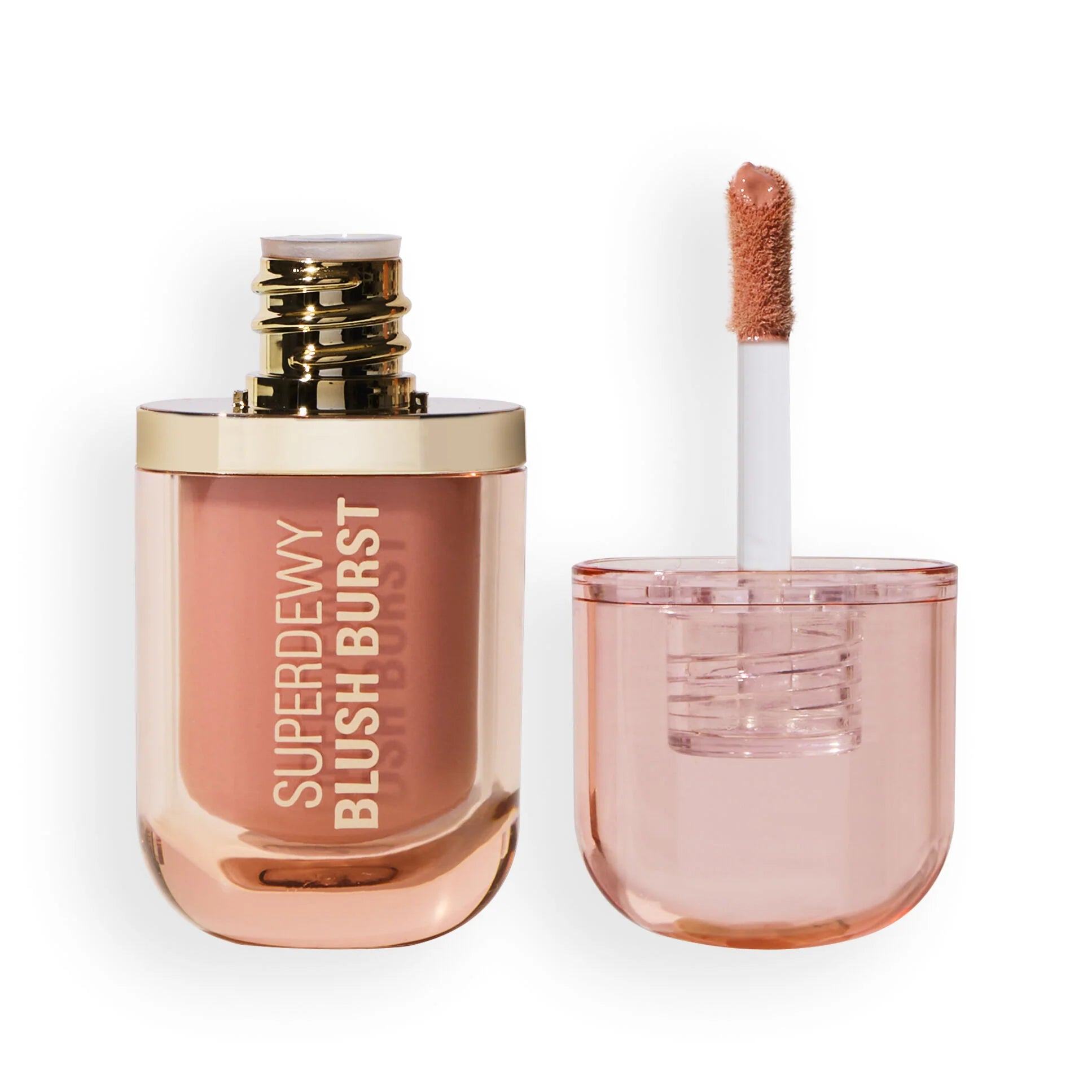 Revolution Superdewy Liquid Blush Burst Pink Fizz Soft Pink 4pc Set + 1 Full Size Product Worth 25% Value Free