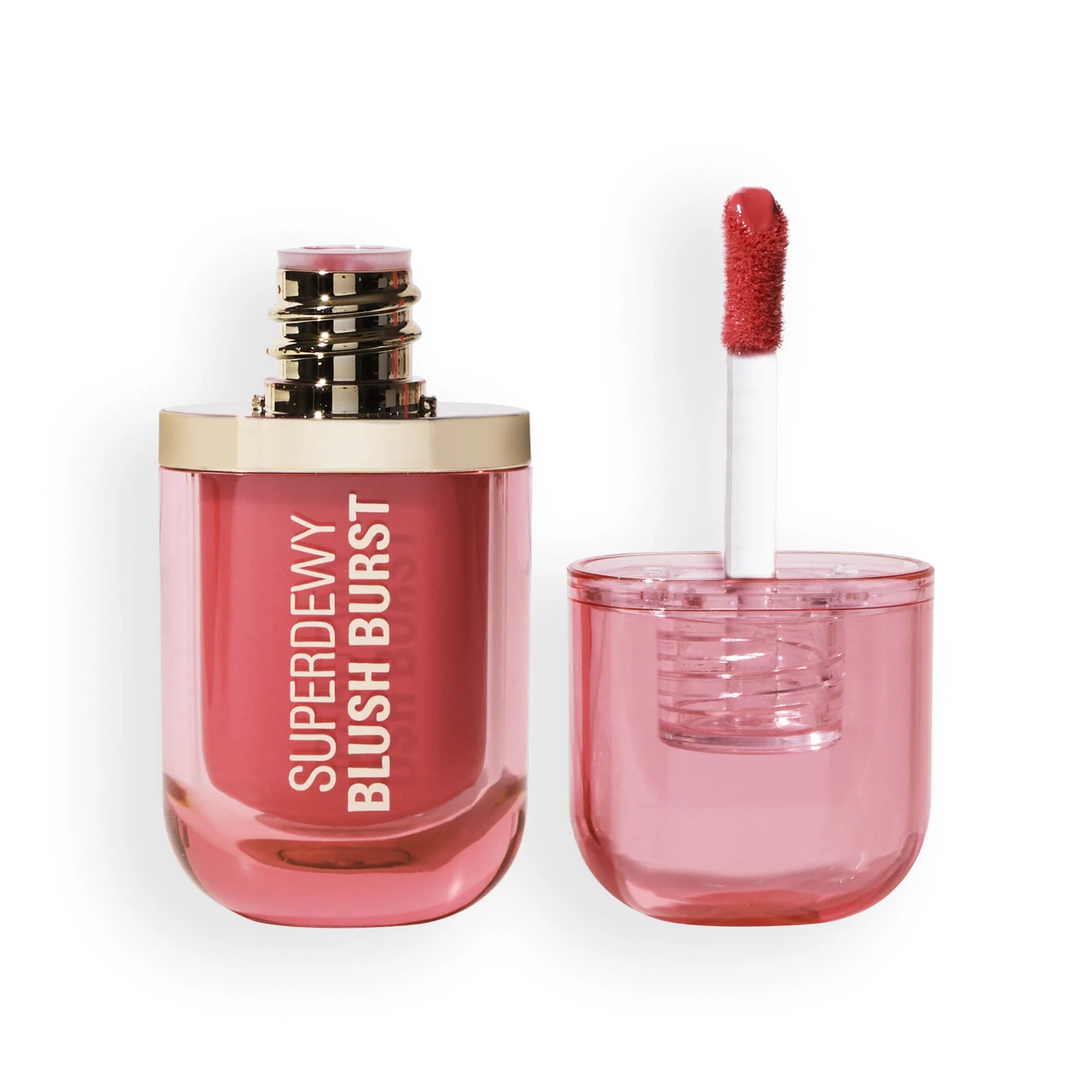 Revolution Superdewy Liquid Blush Burst Watermelon Pop Coral 4pc Set + 1 Full Size Product Worth 25% Value Free