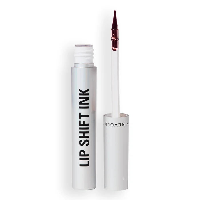 Makeup Revolution Lip Shift Ink Peel Off Lipliner Stain Bitten Cherry 4pc Set + 1 Full Size Product Worth 25% Value Free