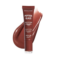 Revolution Peptide Glaze Tinted Lip Serum Hazelnut Spread 4pc Set + 1 Full Size Product Worth 25% Value Free