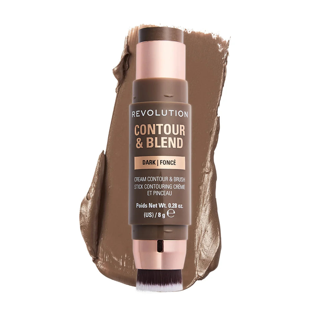 Makeup Revolution Reloaded Contour & Blend Stick Dark 4pc Set + 1 Full Size Product Worth 25% Value Free