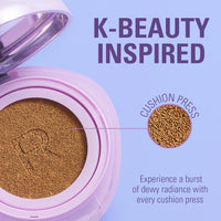 Revolution Superdewy Cushion Foundation Medium Tan Cool 4pc Set + 1 Full Size Product Worth 25% Value Free
