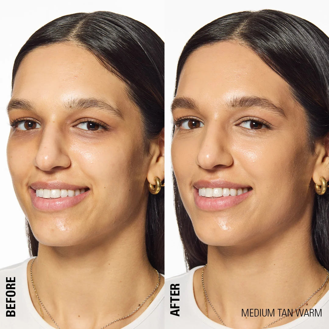Revolution Superdewy Cushion Foundation Medium Tan Warm 4pc Set + 1 Full Size Product Worth 25% Value Free