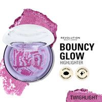 Revolution - Bouncy Glow Highlighter Twighlight 4pc Set + 1 Full Size Product Worth 25% Value Free