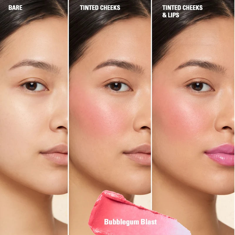 Revolution Inflataball Glow Lip & Cheek Bubblegum Blast 4pc Set + 1 Full Size Product Worth 25% Value Free