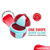 Revolution Inflataball Glow Lip & Cheek Cherry Cola Punch 4pc Set + 1 Full Size Product Worth 25% Value Free