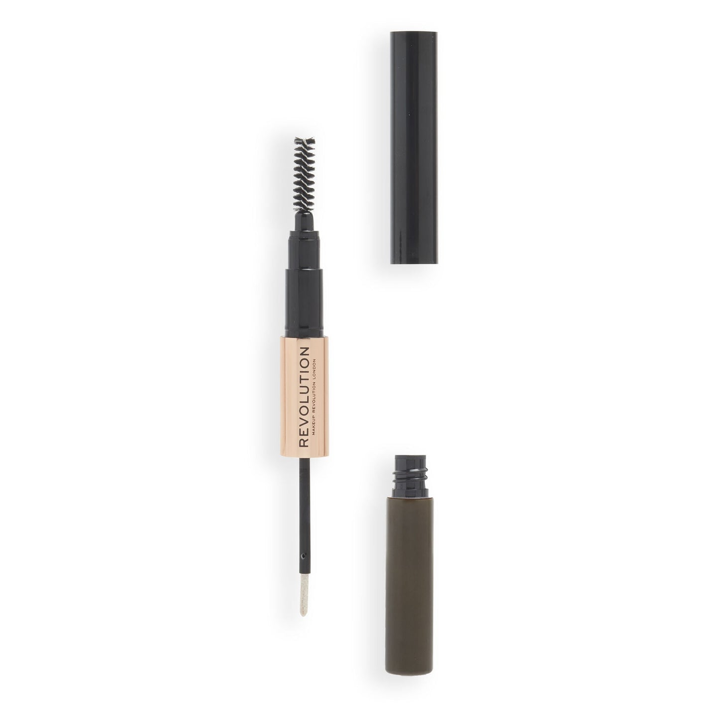 Makeup Revolution Colour Adapt Brow Tint Dark Brown 4pc Set + 1 Full Size Product Worth 25% Value Free