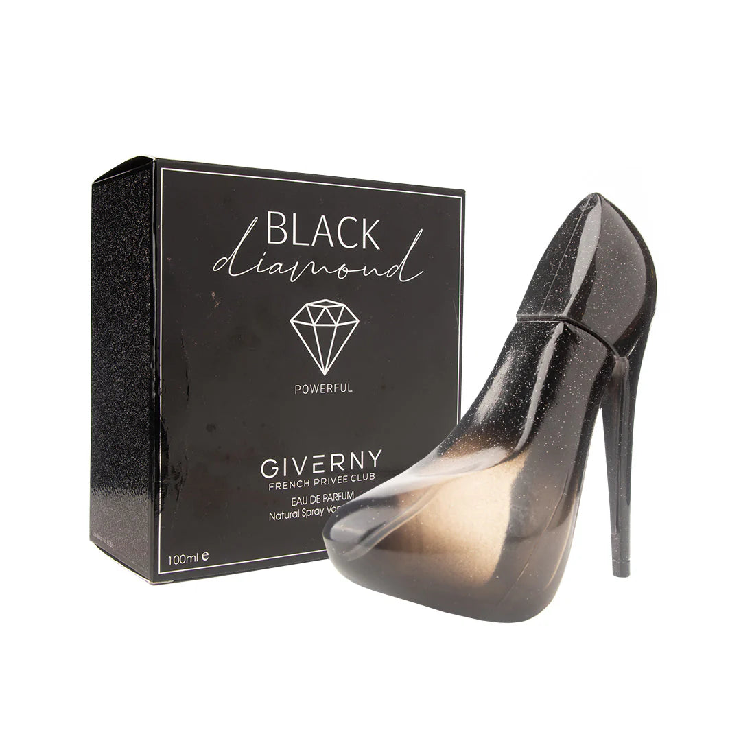 Giverny Black Diamond Eau De Parfum 100ml 4pc Set + 1 Full Size Product Worth 25% Value Free