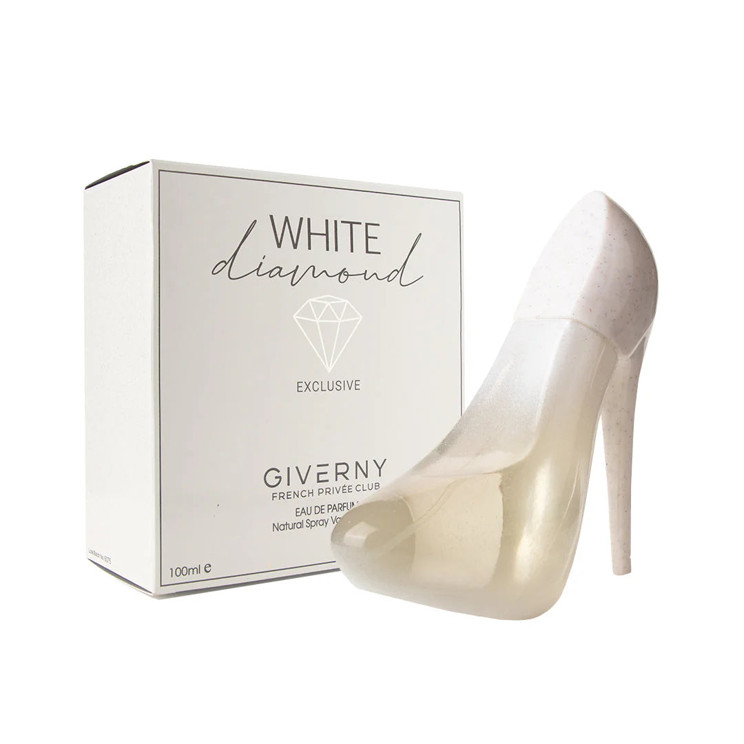 Giverny White Diamond Eau De Parfum 100ml 4pc Set + 1 Full Size Product Worth 25% Value Free