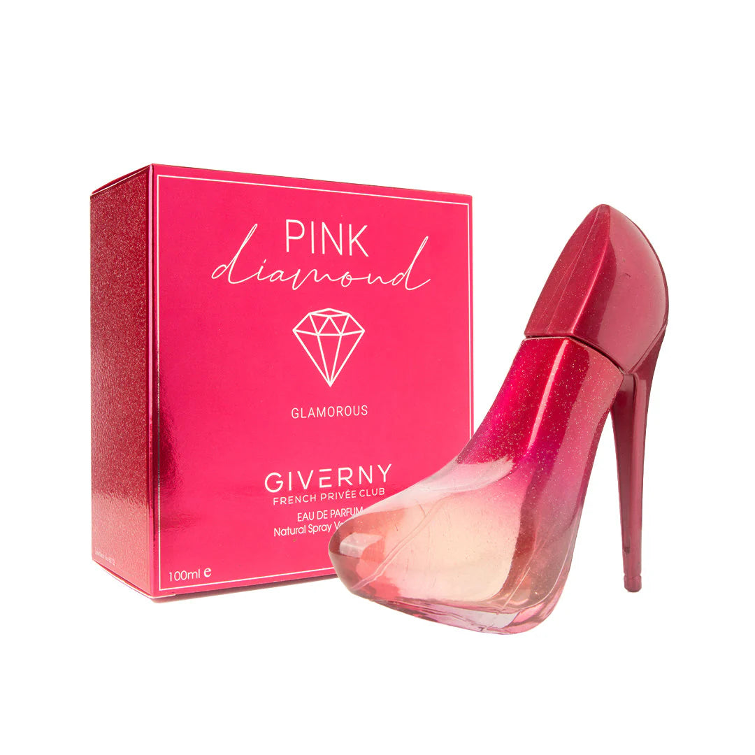 Giverny Pink Diamond Eau De Parfum 100ml 4pc Set + 1 Full Size Product Worth 25% Value Free