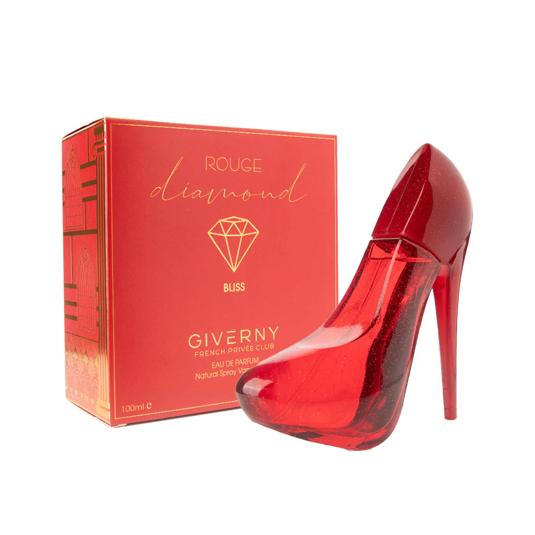 Giverny Rouge Diamond Eau De Parfum 100ml 4pc Set + 1 Full Size Product Worth 25% Value Free